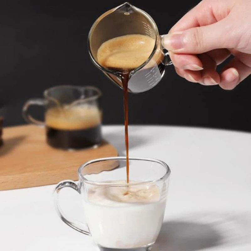 Espresso Shot Glass - 70/75ml Espresso Shot Glass Double Spout