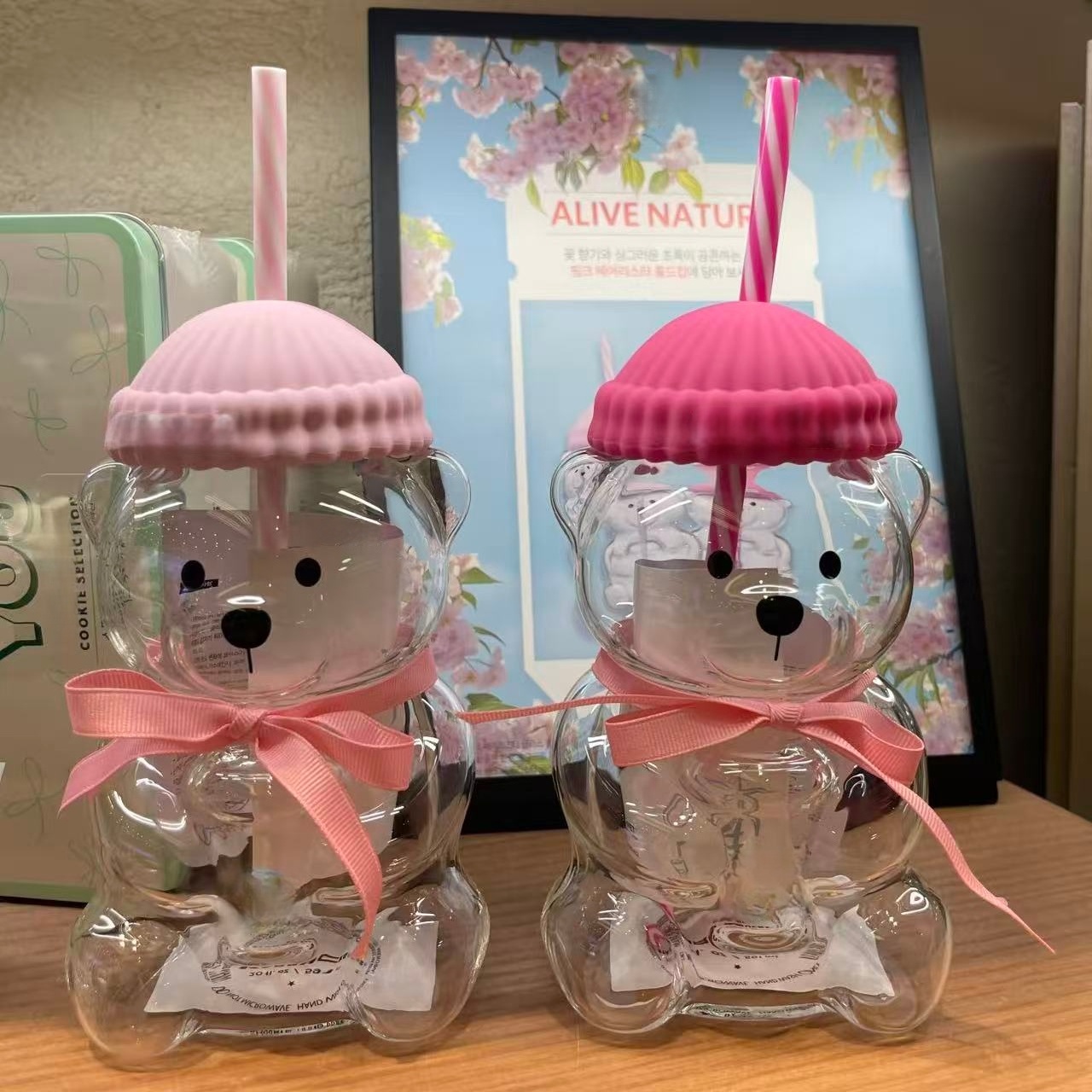 Bk Bear Shaped Glass Straw Cup - Espresso Shot Glass 评论和价格