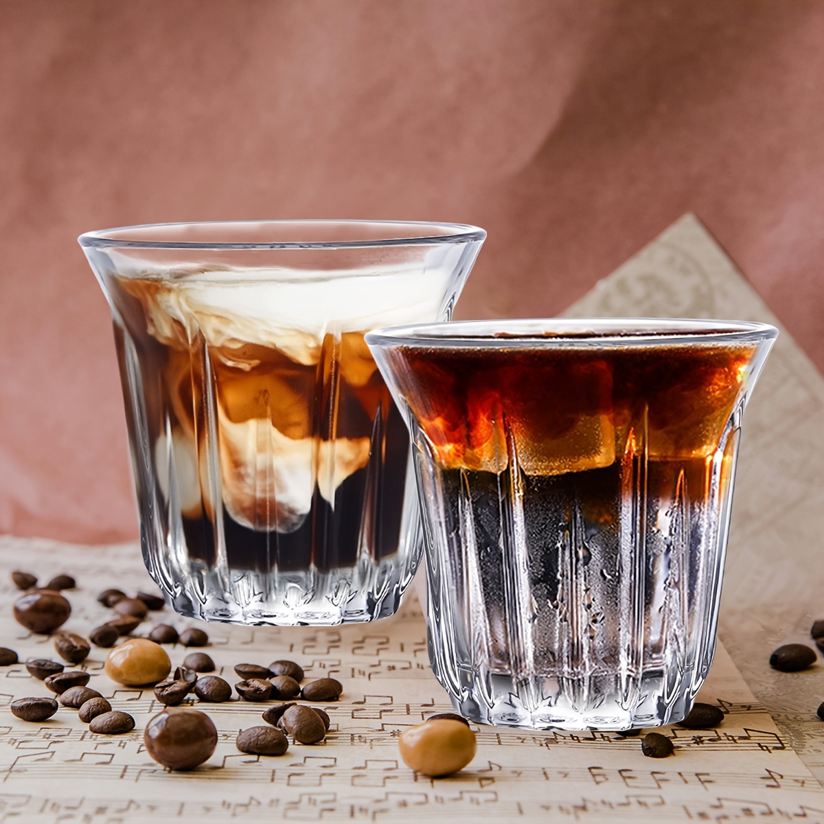 2 Pack Espresso Cups, Clear Gl - Espresso Shot Glass 评论和价格