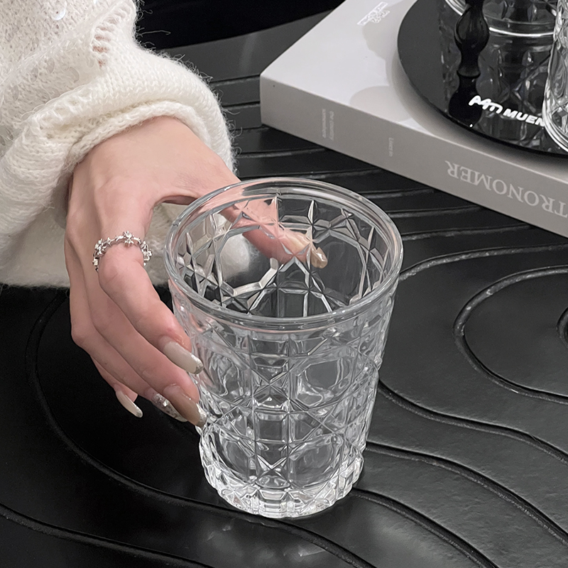 2pcs 310ml Vintage Diamond Pat - Espresso Shot Glass 评论和价格