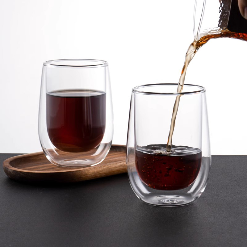 2/4pcs Double Wall Espresso Cu - Espresso Shot Glass 评论和价格