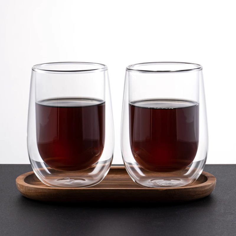 2/4pcs Double Wall Espresso Cu - Espresso Shot Glass 评论和价格