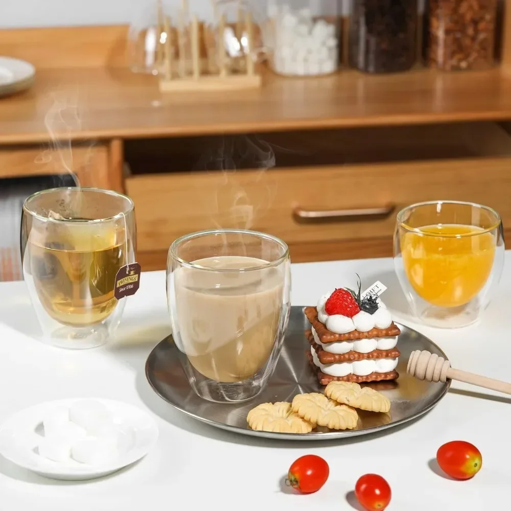 6 pcs Clear Double Wall Glass  - Espresso Shot Glass 评论和价格
