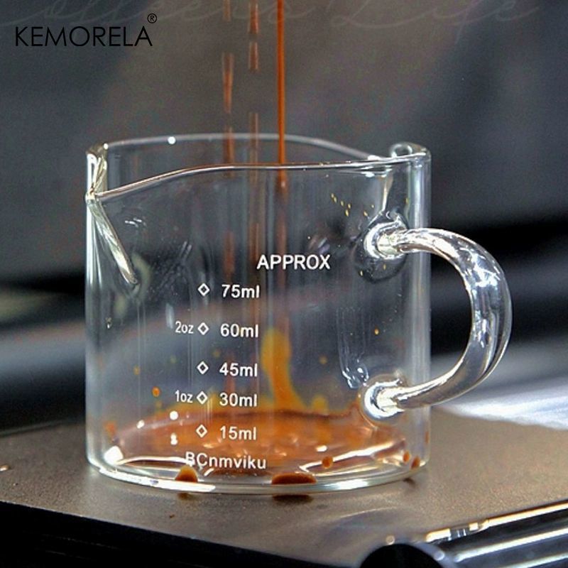 75/150ML Glass Measuring Cup W - Espresso Shot Glass 评论和价格