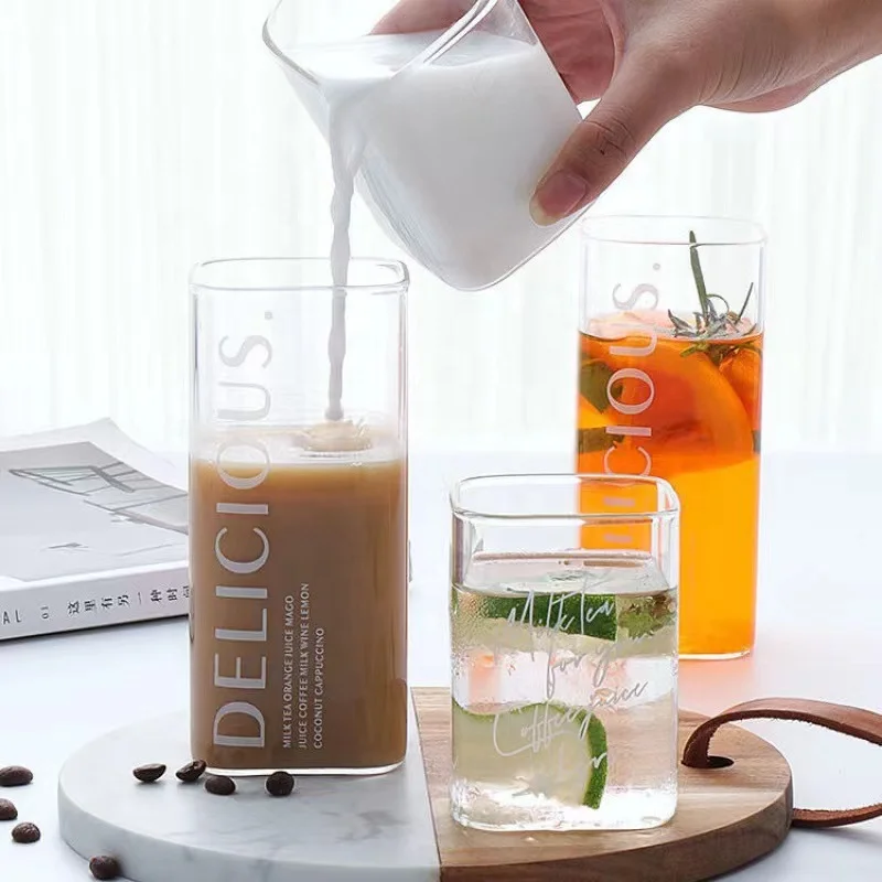 Square Simple Glass Cup Clear  - Espresso Shot Glass 评论和价格